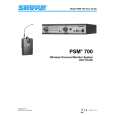 SHURE PSM700 Instrukcja Obsługi