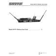 SHURE UHF-R WIRELESS SYSTEM Instrukcja Obsługi