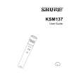 SHURE KSM137 Instrukcja Obsługi